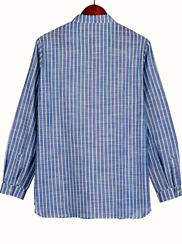 New Tunic in Stripey Cotton, Shirt, Hickman & Bousfield - Hickman & Bousfield, Safari and Travel Clothing