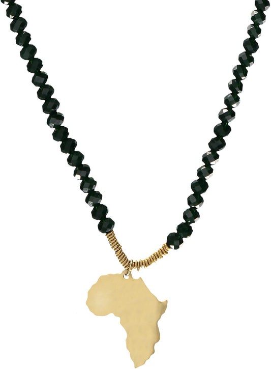 Swahili Africa Necklace Ebony - Hickman & Bousfield