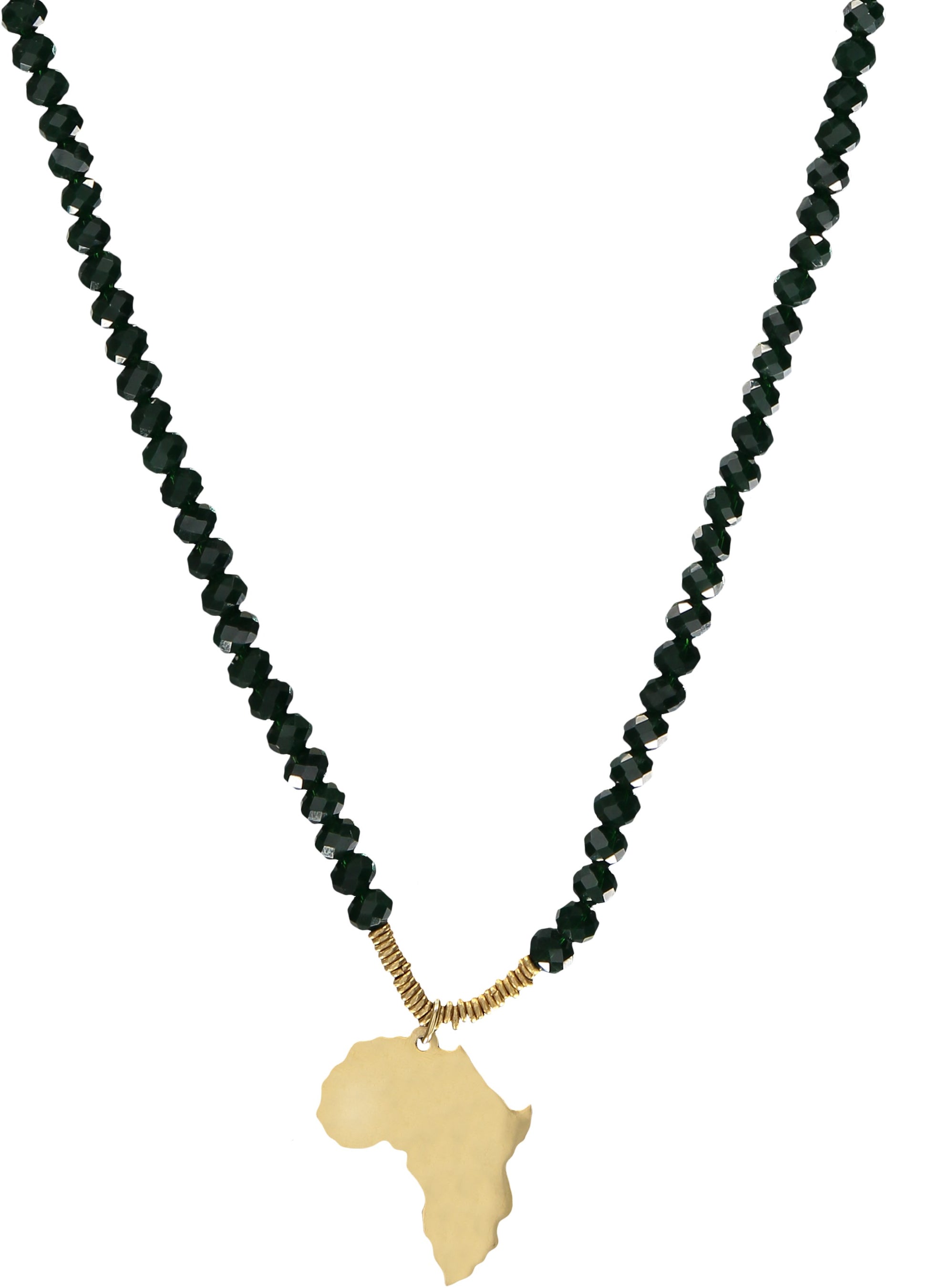 Swahili Africa Necklace Ebony - Hickman & Bousfield