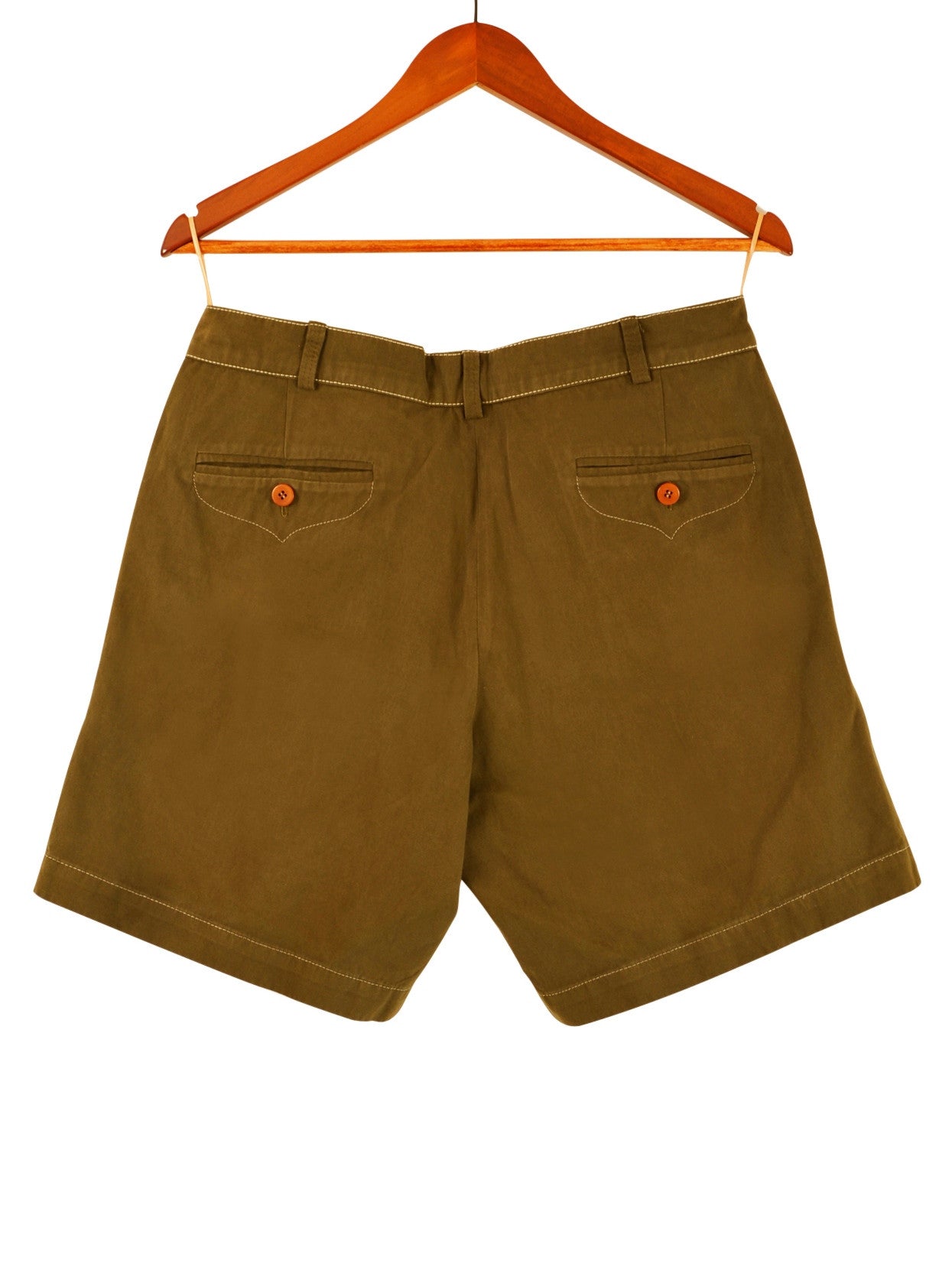 WOMEN'S MILITARY GREEN COTTON SHORTS, Shorts, Hickman & Bousfield - Hickman & Bousfield, Safari and Travel Clothing