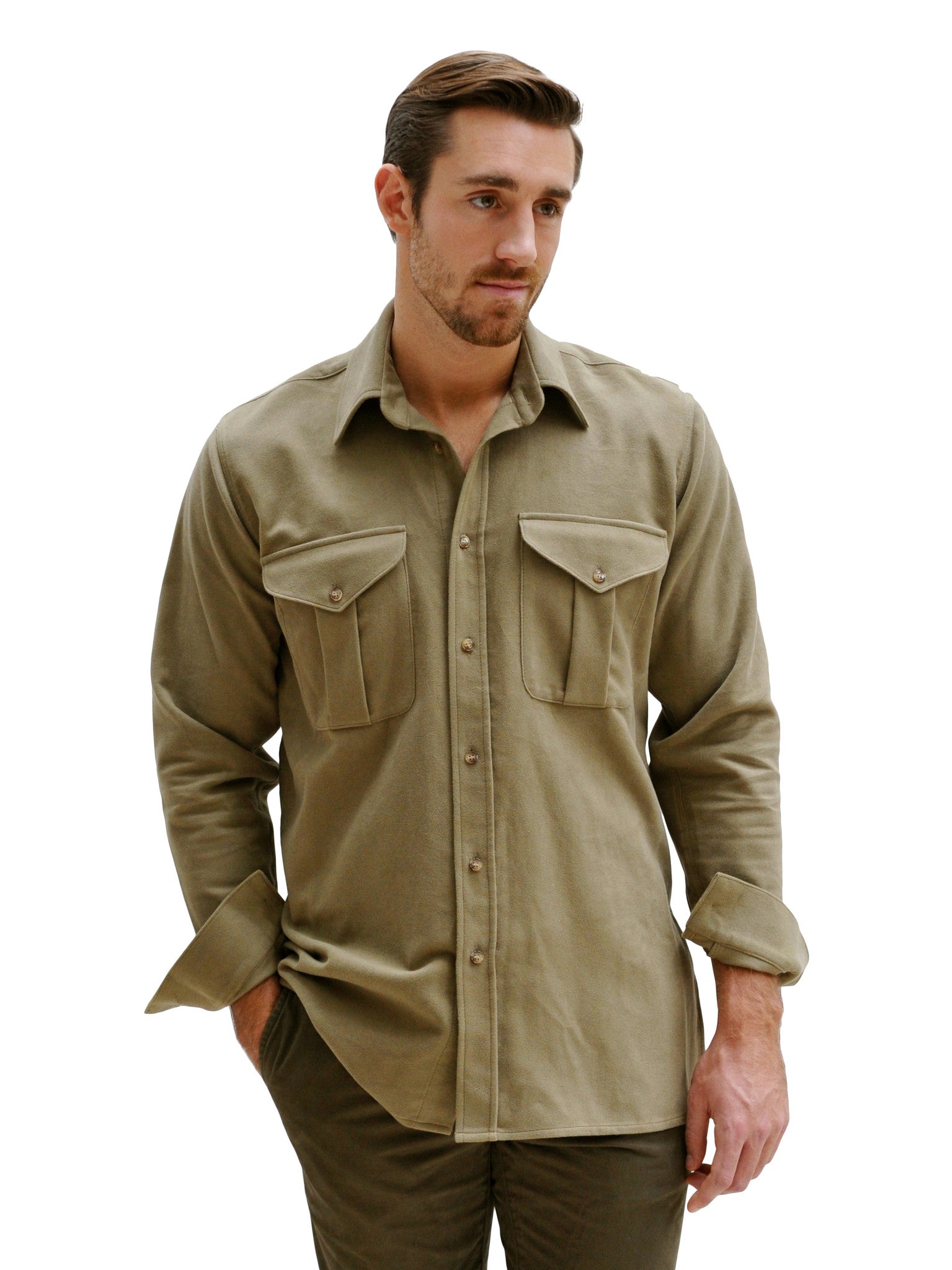 MEN'S SAFARI SHIRT, Shirt, Hickman & Bousfield - Hickman & Bousfield, Safari and Travel Clothing