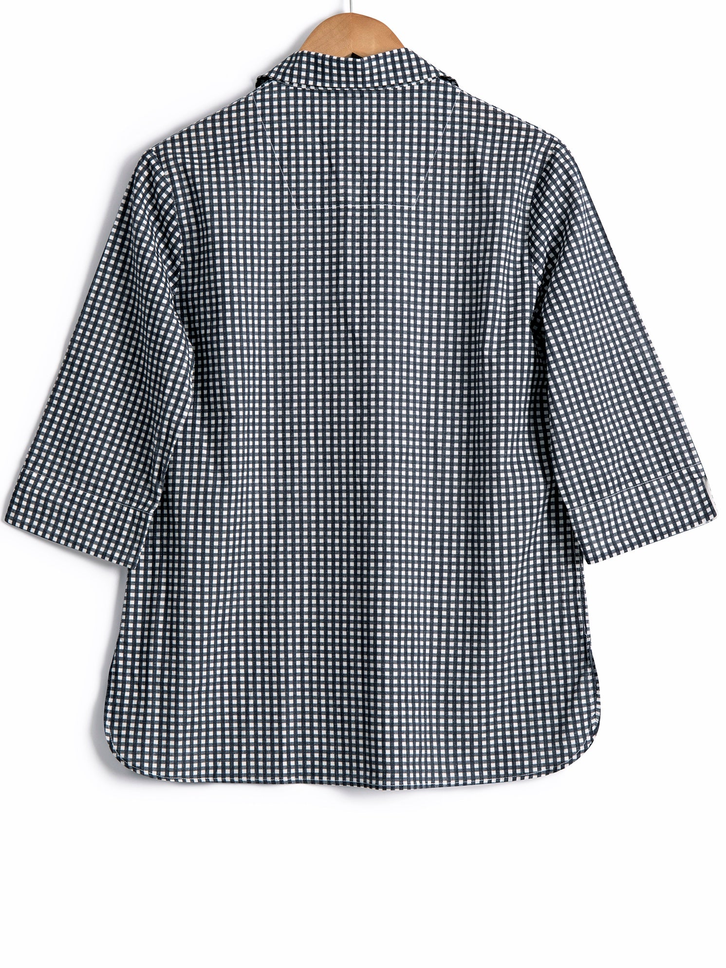Safari Shirt in Cotton Gingham, Shirt, Hickman & Bousfied - Hickman & Bousfield, Safari and Travel Clothing