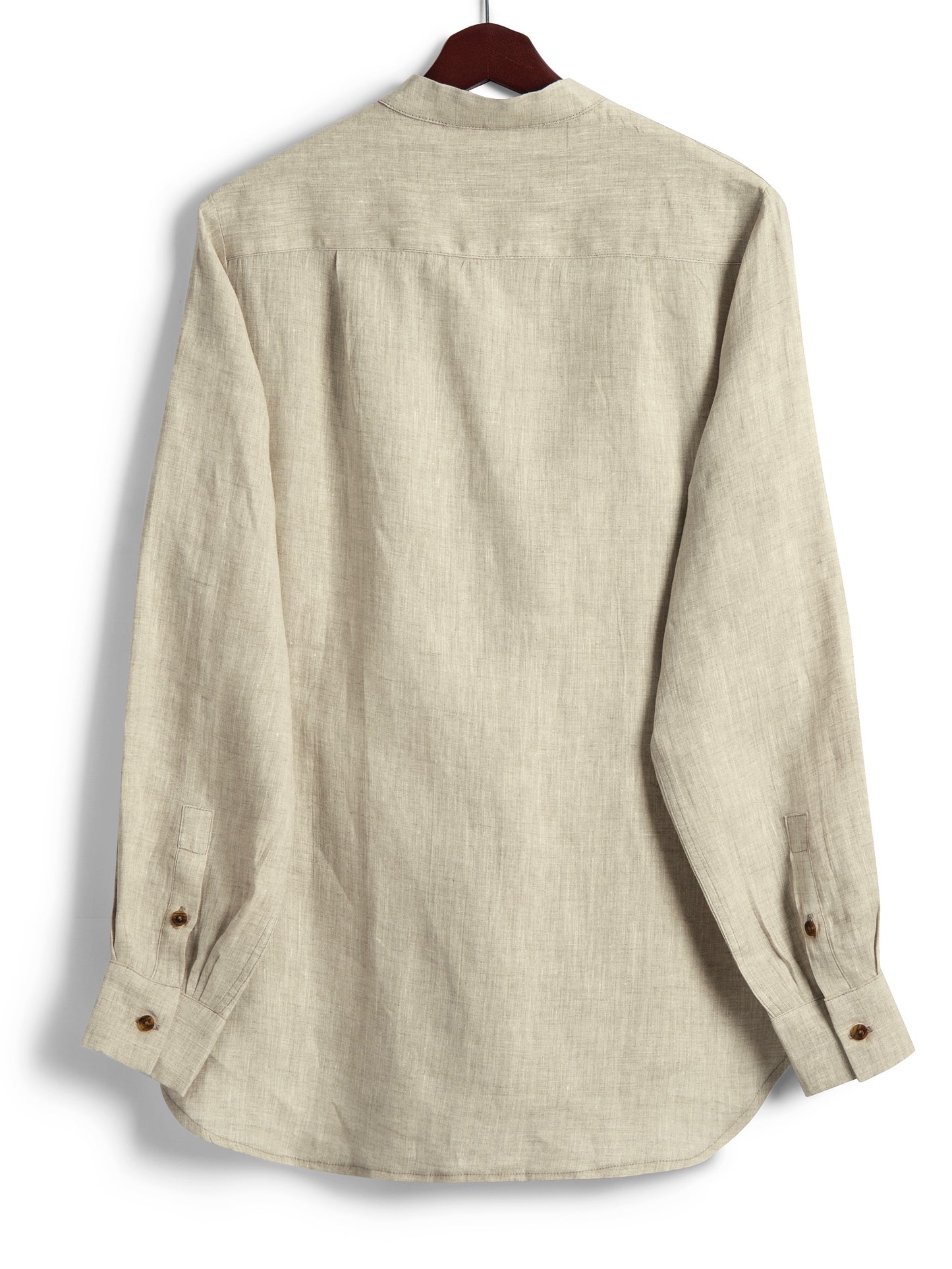 Bib Shirt, Natural Linen, Shirt, Hickman & Bousfield - Hickman & Bousfield, Safari and Travel Clothing