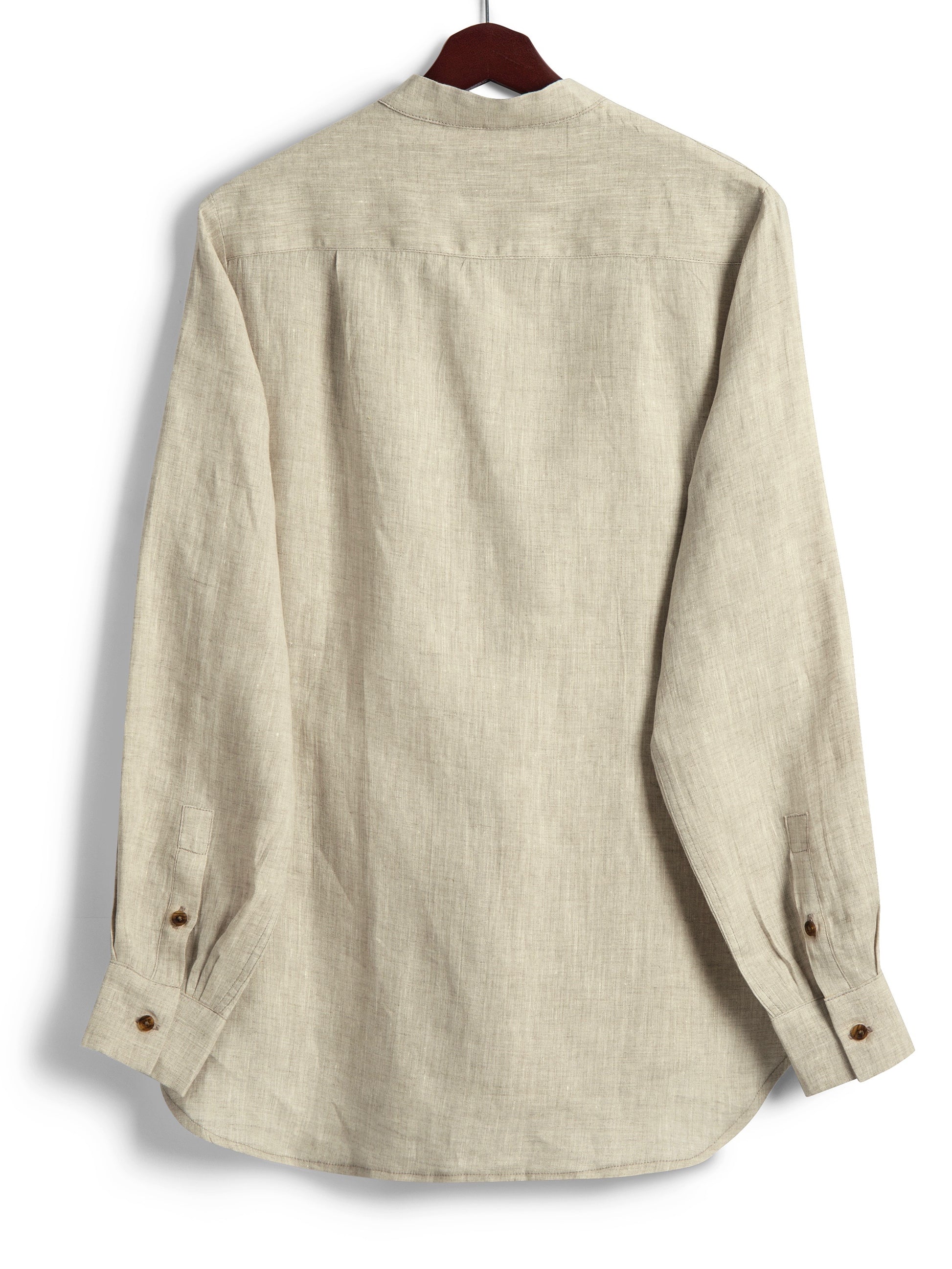 Bib Shirt, Natural Linen, Shirt, Hickman & Bousfield - Hickman & Bousfield, Safari and Travel Clothing