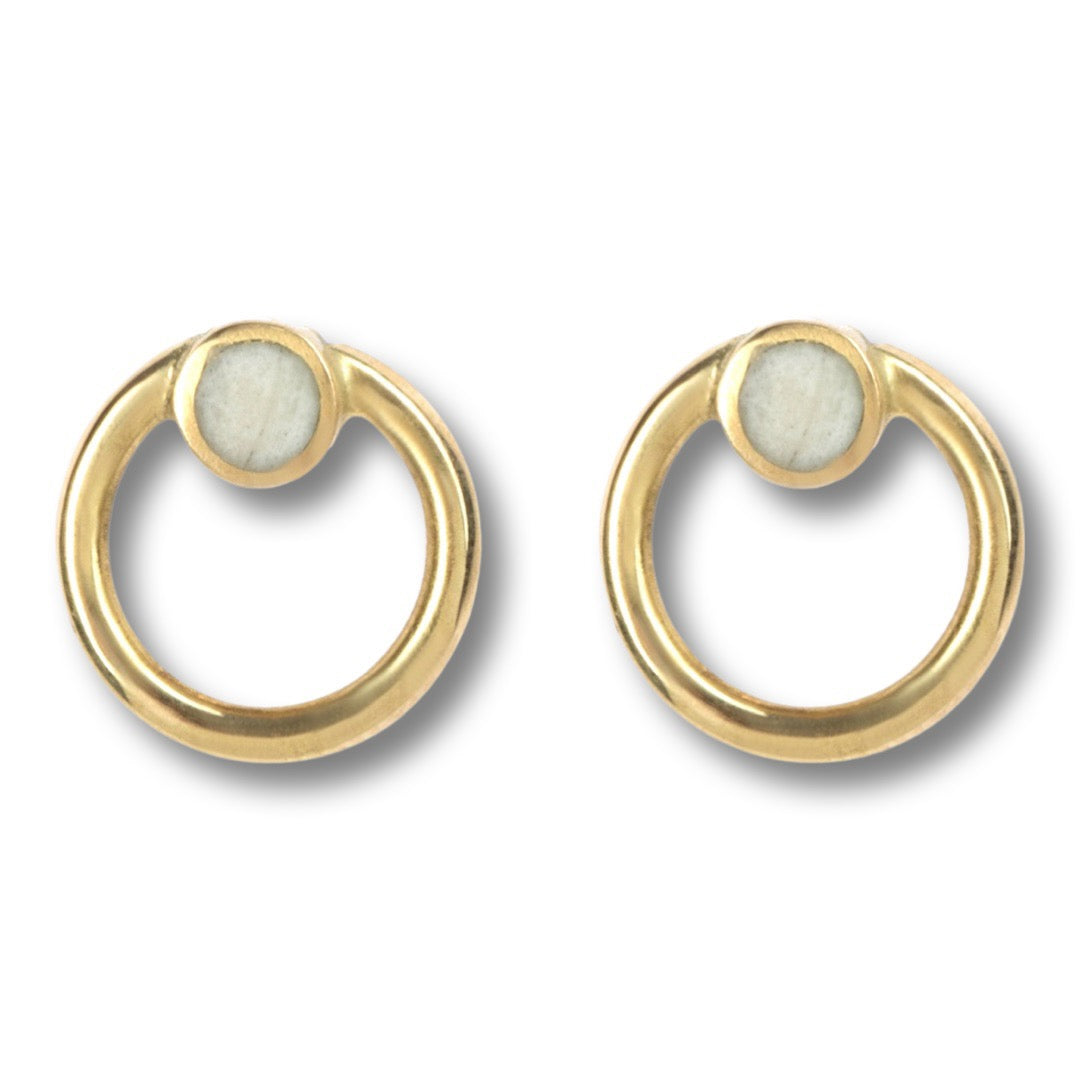 Copy of Full Circle Earrings in White Bone, Jewellery, Soul Design - Hickman & Bousfield, Safari and Travel Clothing