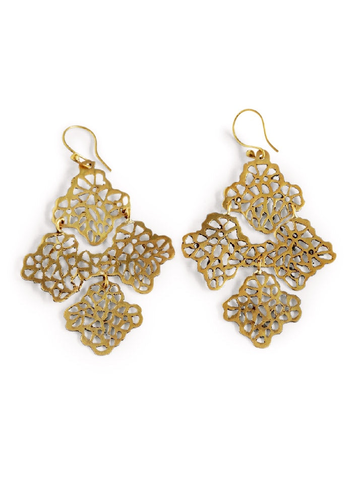 Lace Earrings, Jewellery, Soul Design - Hickman & Bousfield, Safari and Travel Clothing