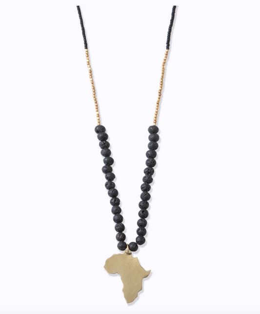 Swahili Africa Necklace Ebony - Hickman & Bousfield