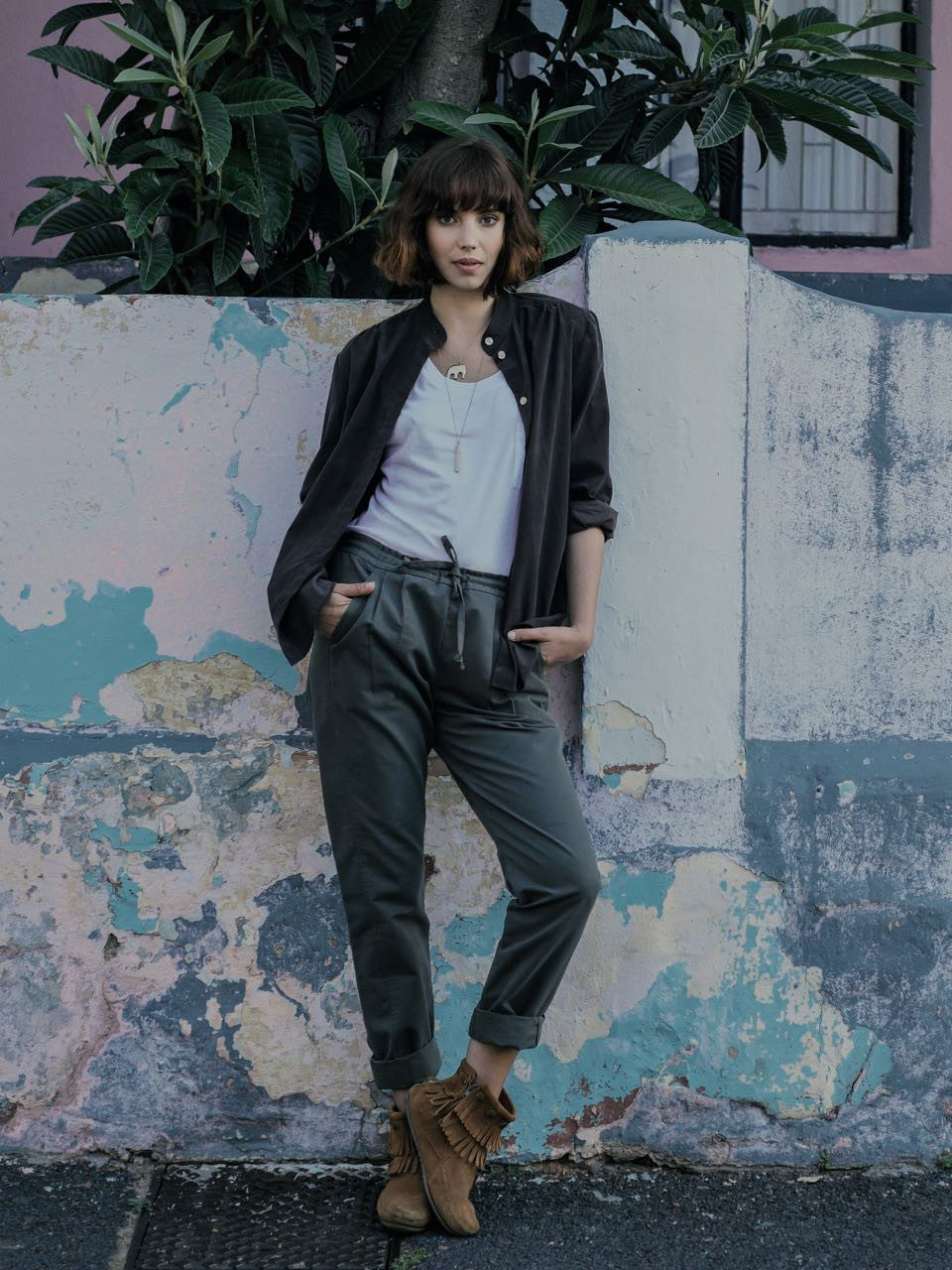 Draw-String Canvas Pants, Trousers, Hickman & Bousfield - Hickman & Bousfield, Safari and Travel Clothing