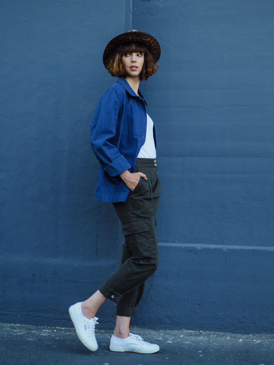 CARGO PANTS IN BARK TWILL, Trousers, Hickman & Bousfield - Hickman & Bousfield, Safari and Travel Clothing