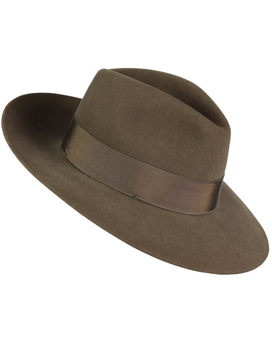 Dark SAGE FEDORA, Hats, Hickman & Bousfield - Hickman & Bousfield, Safari and Travel Clothing