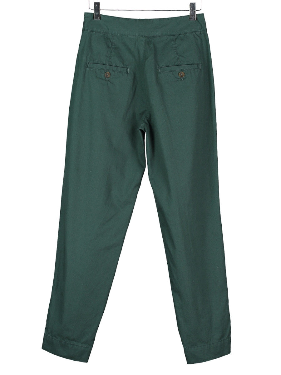 PLEAT FRONT PANTS in Teal, Trousers, Hickman & Bousfield - Hickman & Bousfield, Safari and Travel Clothing