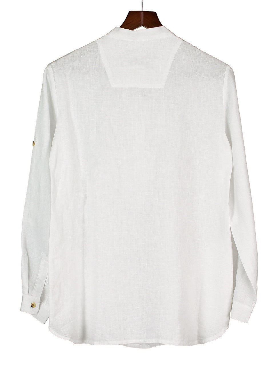 NEW TUNIC IN WHITE LINEN, Shirt, Hickman & Bousfield - Hickman & Bousfield, Safari and Travel Clothing