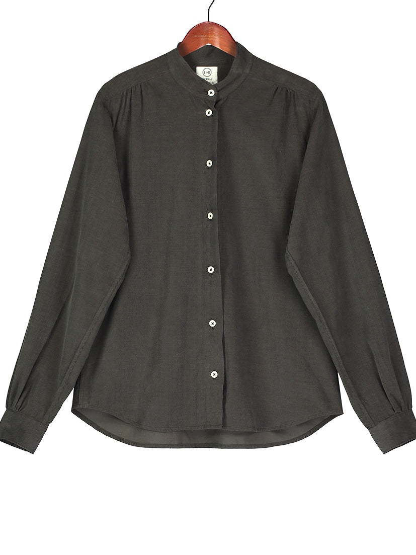 Grandad Shirt in Baby Corduroy, Shirt, Hickman & Bousfield - Hickman & Bousfield, Safari and Travel Clothing