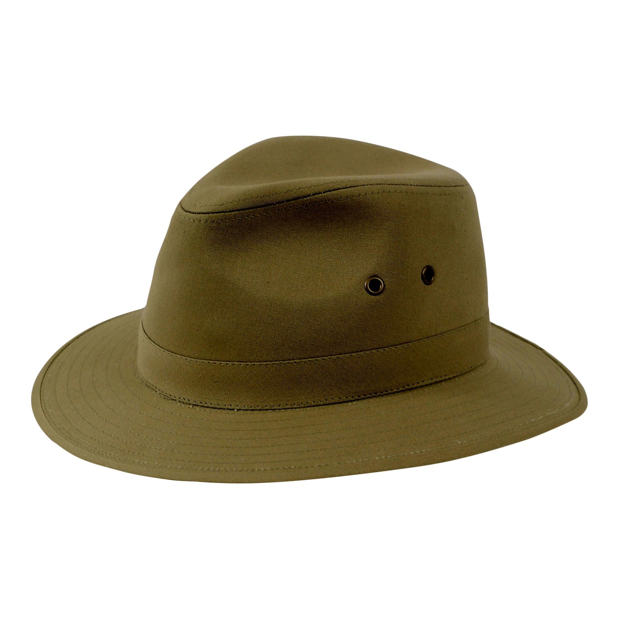 Stiff Canvas Safari Hat, Hats, Hickman & Bousfield - Hickman & Bousfield, Safari and Travel Clothing