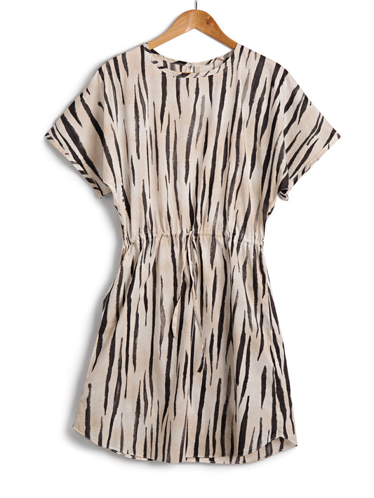 Short Kaftan in Zebra, Dress, Hickman & Bousfield - Hickman & Bousfield, Safari and Travel Clothing