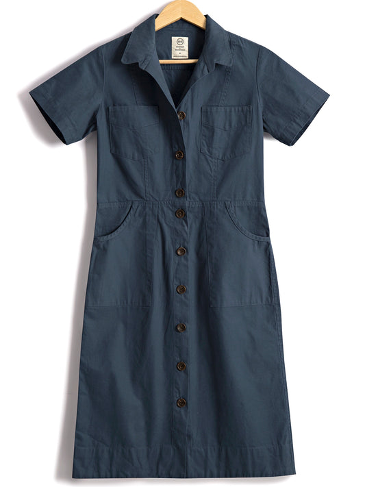 Classic Safari Dress in Dutch Blue, Dress, Hickman & Bousfied - Hickman & Bousfield, Safari and Travel Clothing