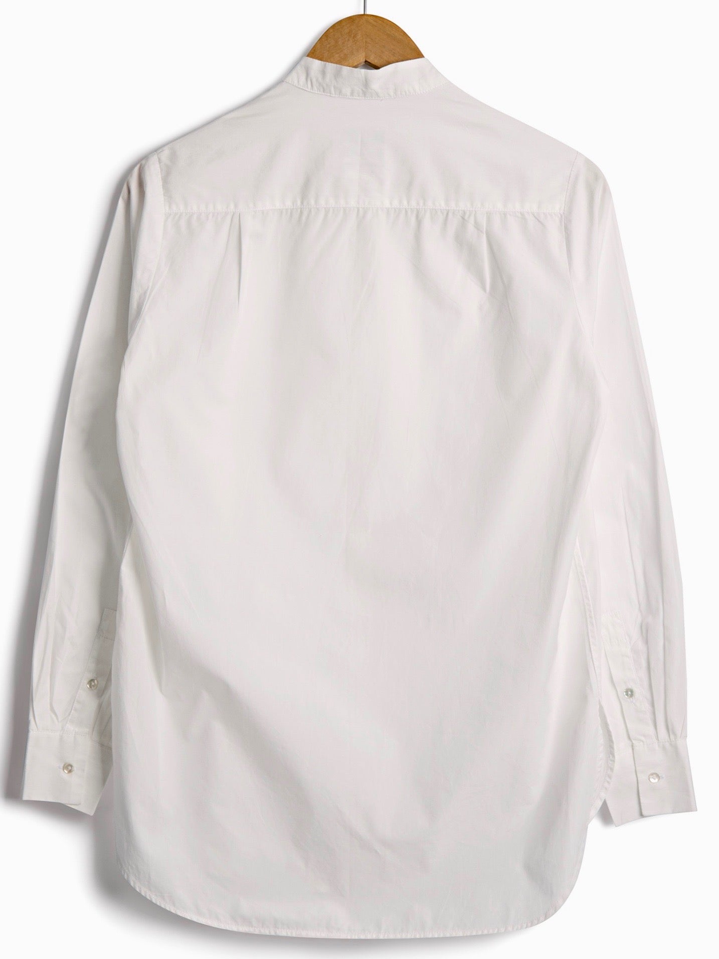 DRESS SHIRT IN WHITE POPLIN, Shirt, Hickman & Bousfield - Hickman & Bousfield, Safari and Travel Clothing