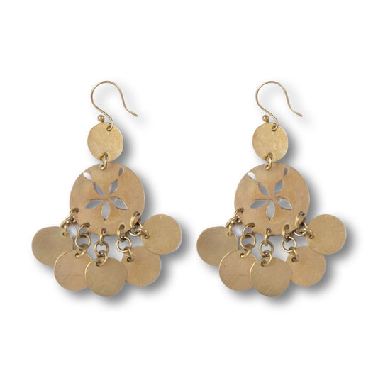 Sand Dollar Earrings, Jewellery, Soul Design - Hickman & Bousfield, Safari and Travel Clothing