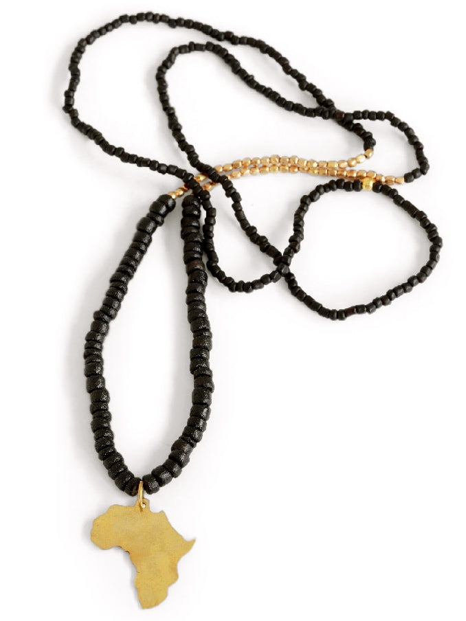 Swahili Africa Necklace, Ebony Hues, Jewellery, Soul Design - Hickman & Bousfield, Safari and Travel Clothing