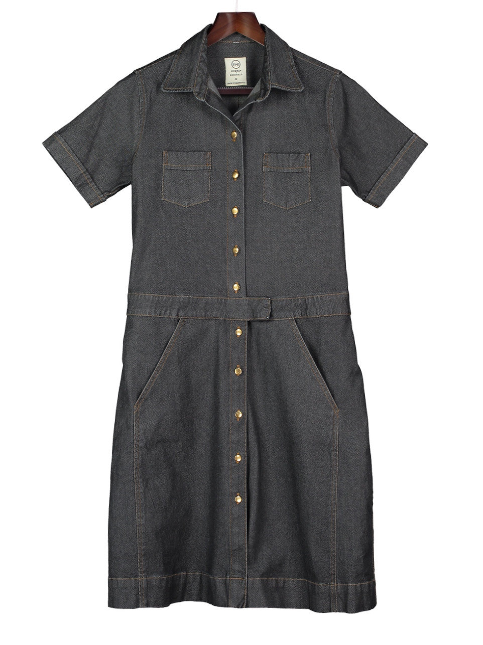 Classic Safari Dress - Denim, Dress, Hickman & Bousfield - Hickman & Bousfield, Safari and Travel Clothing