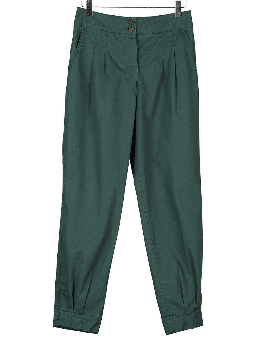 PLEAT FRONT PANTS in Teal, Trousers, Hickman & Bousfield - Hickman & Bousfield, Safari and Travel Clothing
