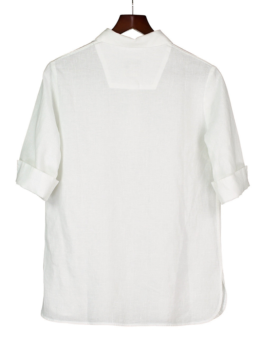SAFARI SHIRT IN WHITE LINEN, Shirt, Hickman & Bousfield - Hickman & Bousfield, Safari and Travel Clothing
